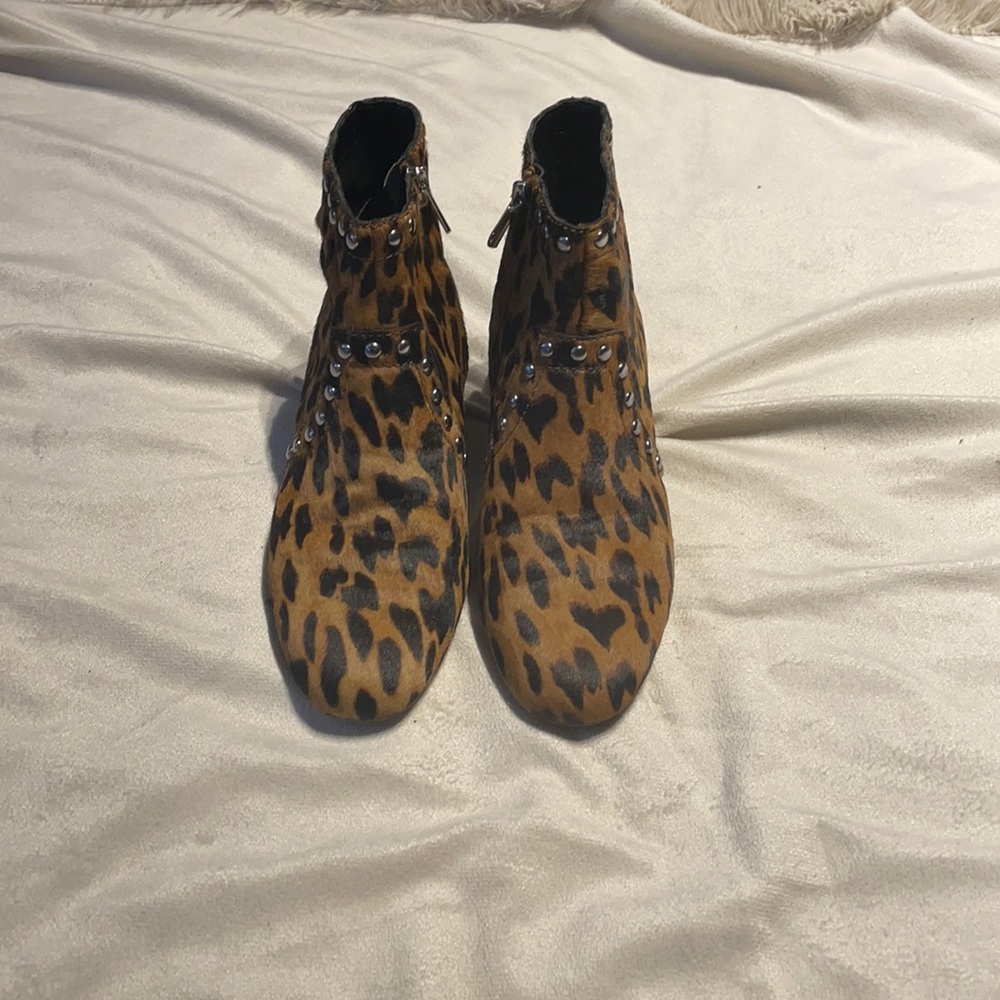 Leopard booties